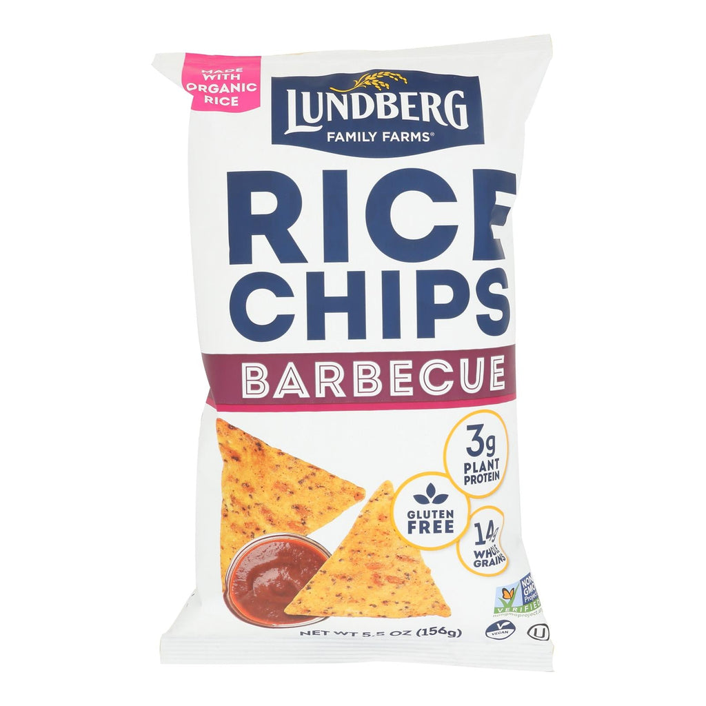 Lundberg Barbecue Rice Chips, 5.5 oz (Case of 6)
