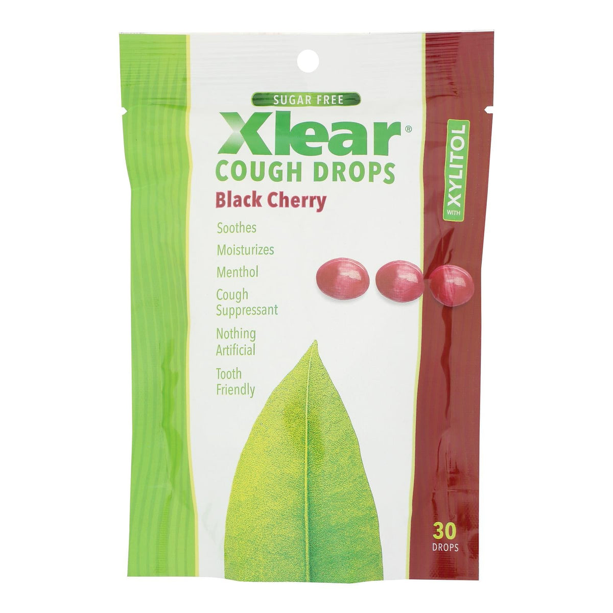 Xlear Throat Drops, Black Cherry, 30 ct