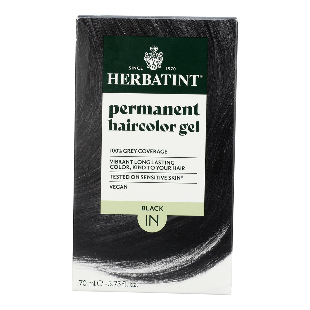 Herbatint 1N Black Hair Color, 5.75 fl oz