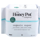 The Honey Pot Non-Herbal Super Menstrual Pads, 16 ct