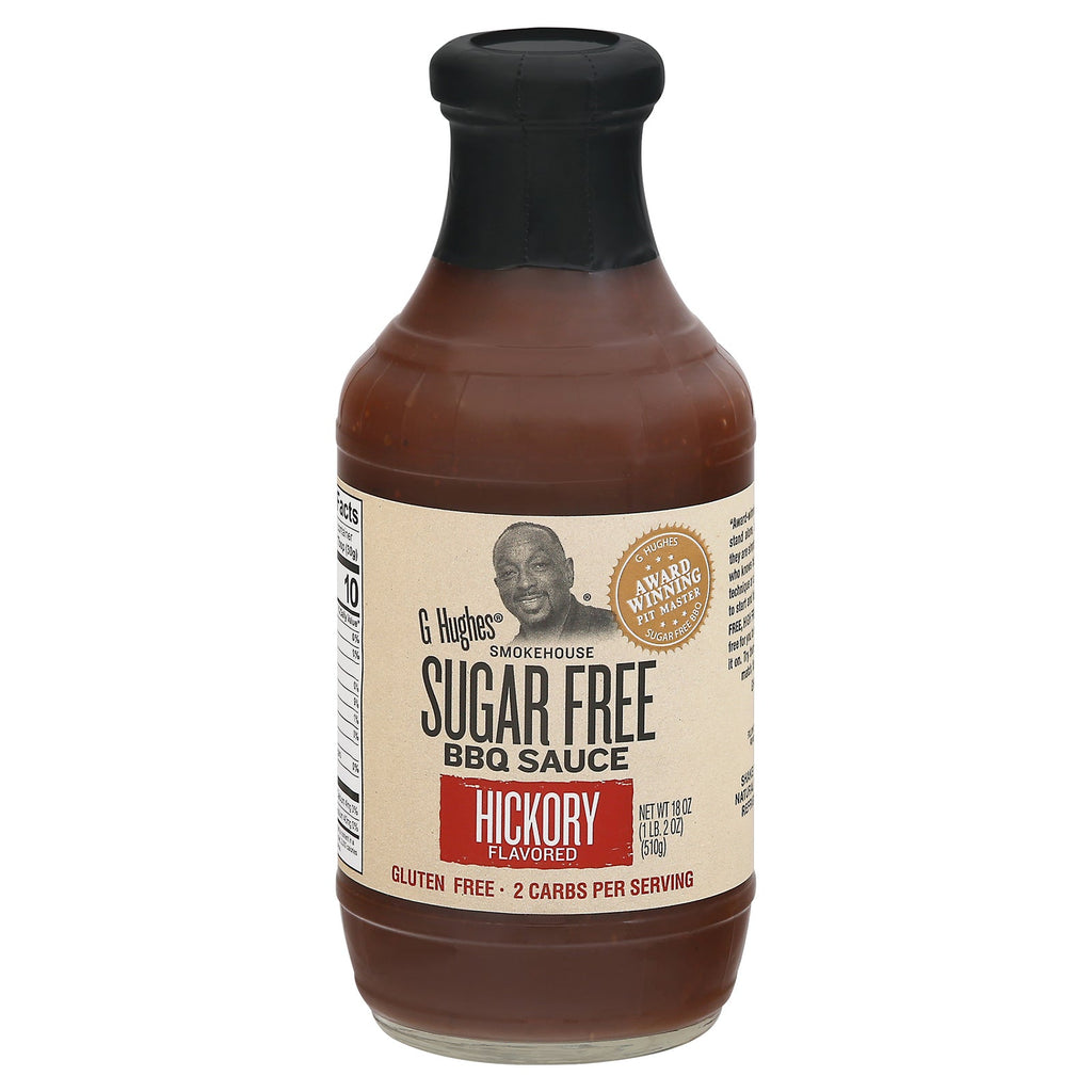 G Hughes Hickory BBQ Sauce, 18 oz (Case of 6)