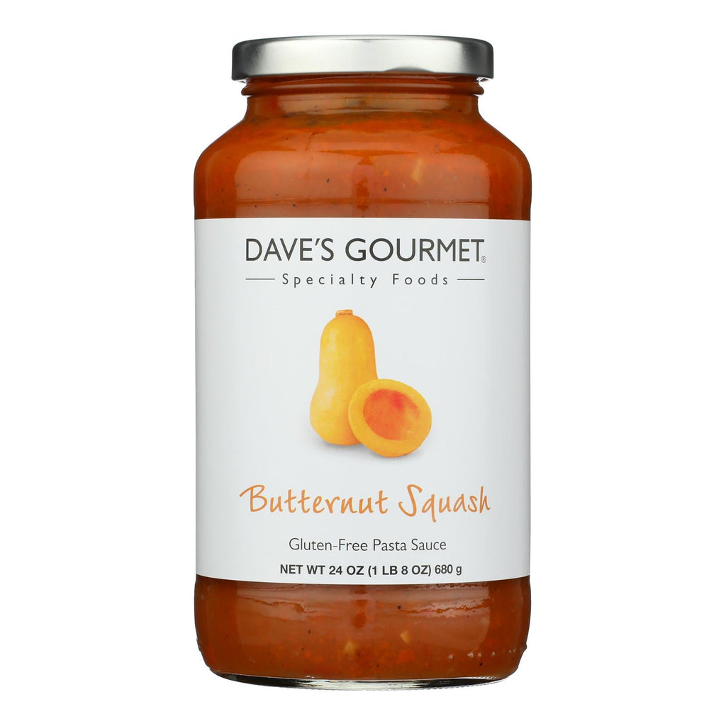 Dave's Gourmet Butternut Squash Pasta Sauce, 24 oz (Case of 6)