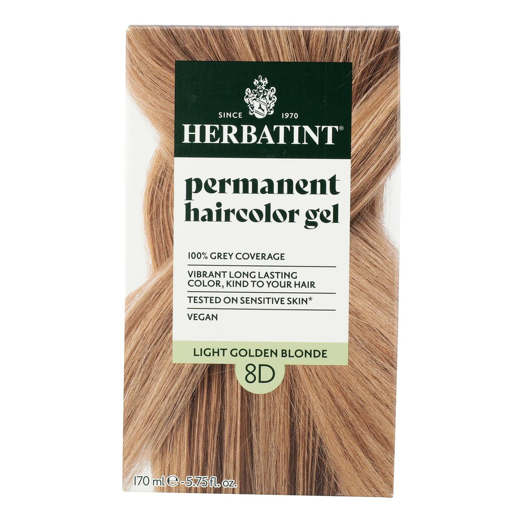 Herbatint 8D Light Golden Blonde Hair Color, 5.75 fl oz