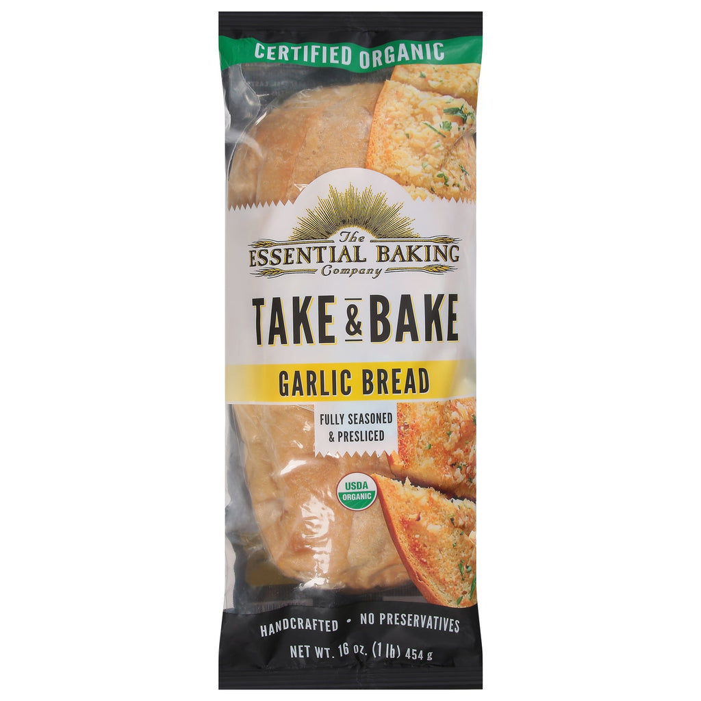 Essential Baking Company Take & Bake Garlic Bread, 16 oz (Case of 16)