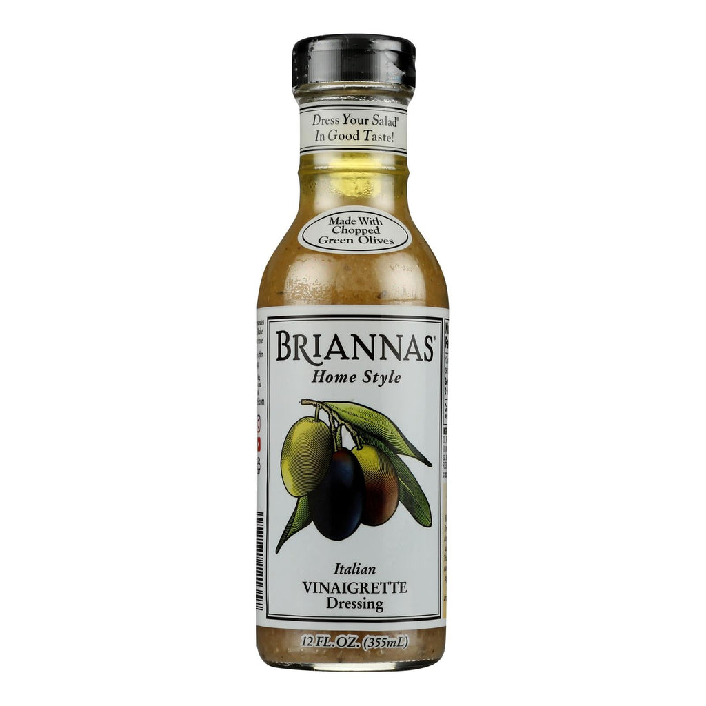 Brianna's Italian Vinaigrette Salad Dressing, 12 fl oz (Case of 6)