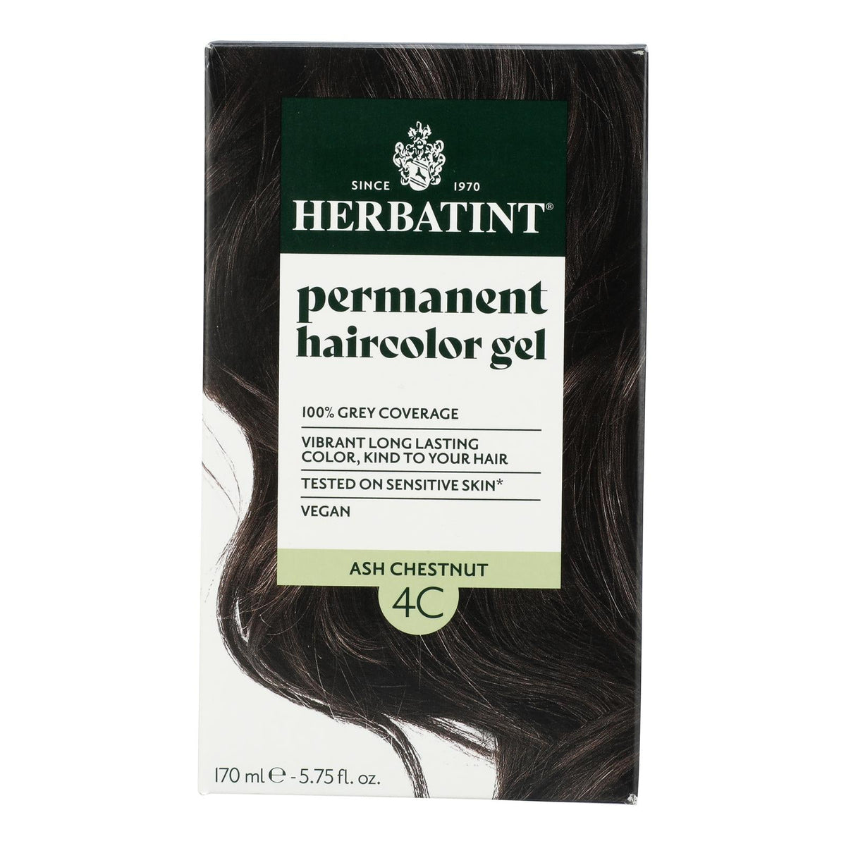 Herbatint 4C Ash Chestnut Hair Color, 5.75 fl oz