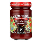 Crofter's Organic Premium Fruit Spread, Strawberry, 16.5 oz (Case of 6)