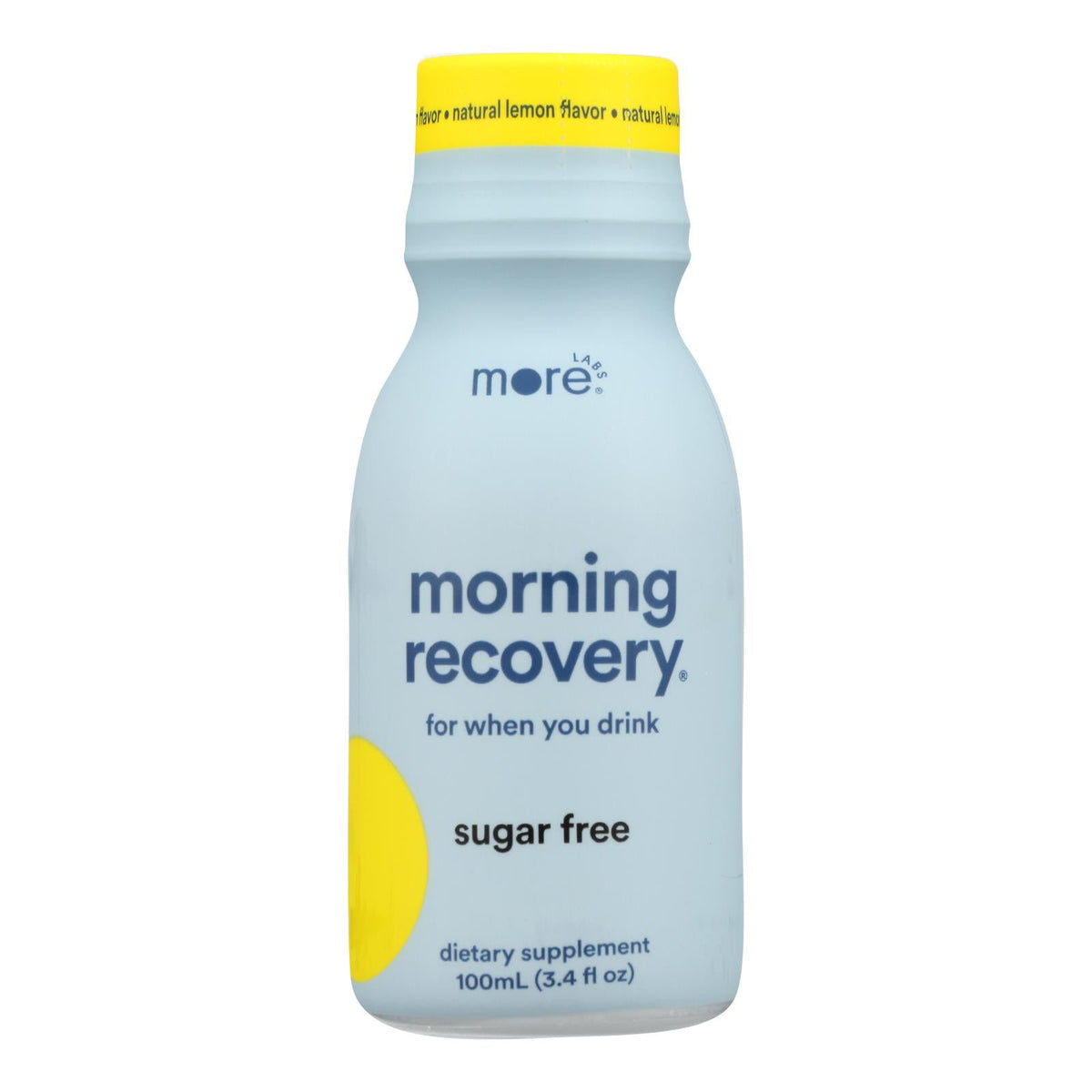 More Labs Morning Recovery Sugar-Free Liquid Shot, 3.4 fl oz (Case of 12)