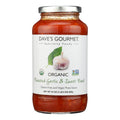 Dave's Gourmet Organic Garlic & Sweet Basil Pasta Sauce, 24 oz (Case of 6)