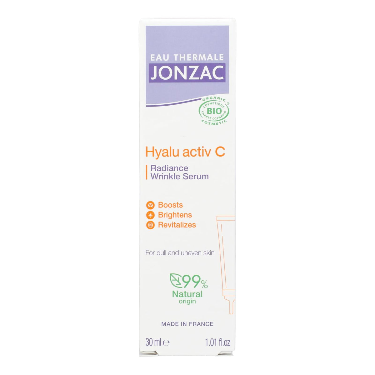 Eau Thermale Jonzac Organic Radiance Wrinkle Serum, 1.01 fl oz (Case of 6)