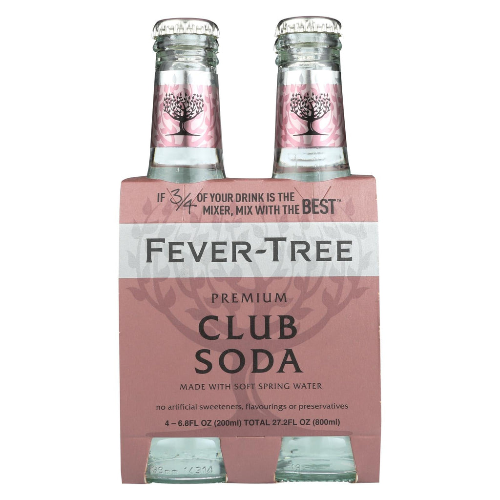Fever-Tree Spring Soda Water, 6.8 fl oz (Case of 6)