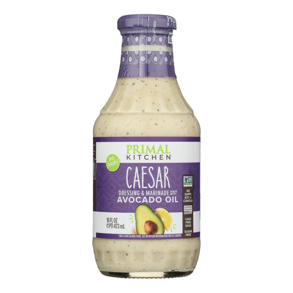 Primal Kitchen Caesar Dressing with Avocado Oil, 16 oz (Case of 6)