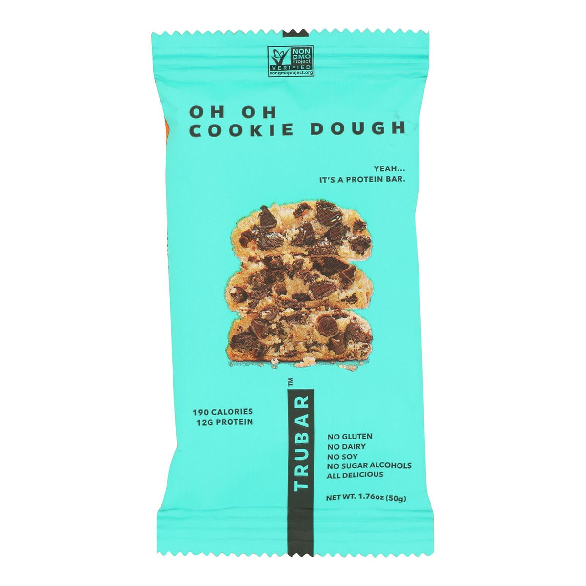 Trubar Cookie Dough Bar, 1.76 oz (Case of 12)