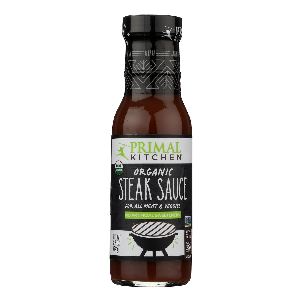 Primal Kitchen Sugar Free Steak Sauce, 8.5 oz (Case of 6)