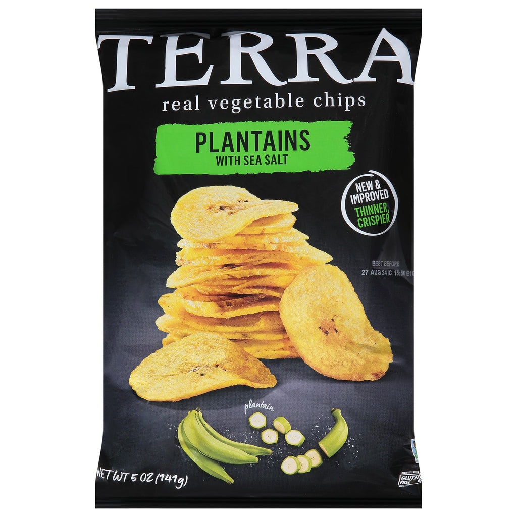 Terra Sea Salt Plantain Chips, 5 oz (Case of 12)