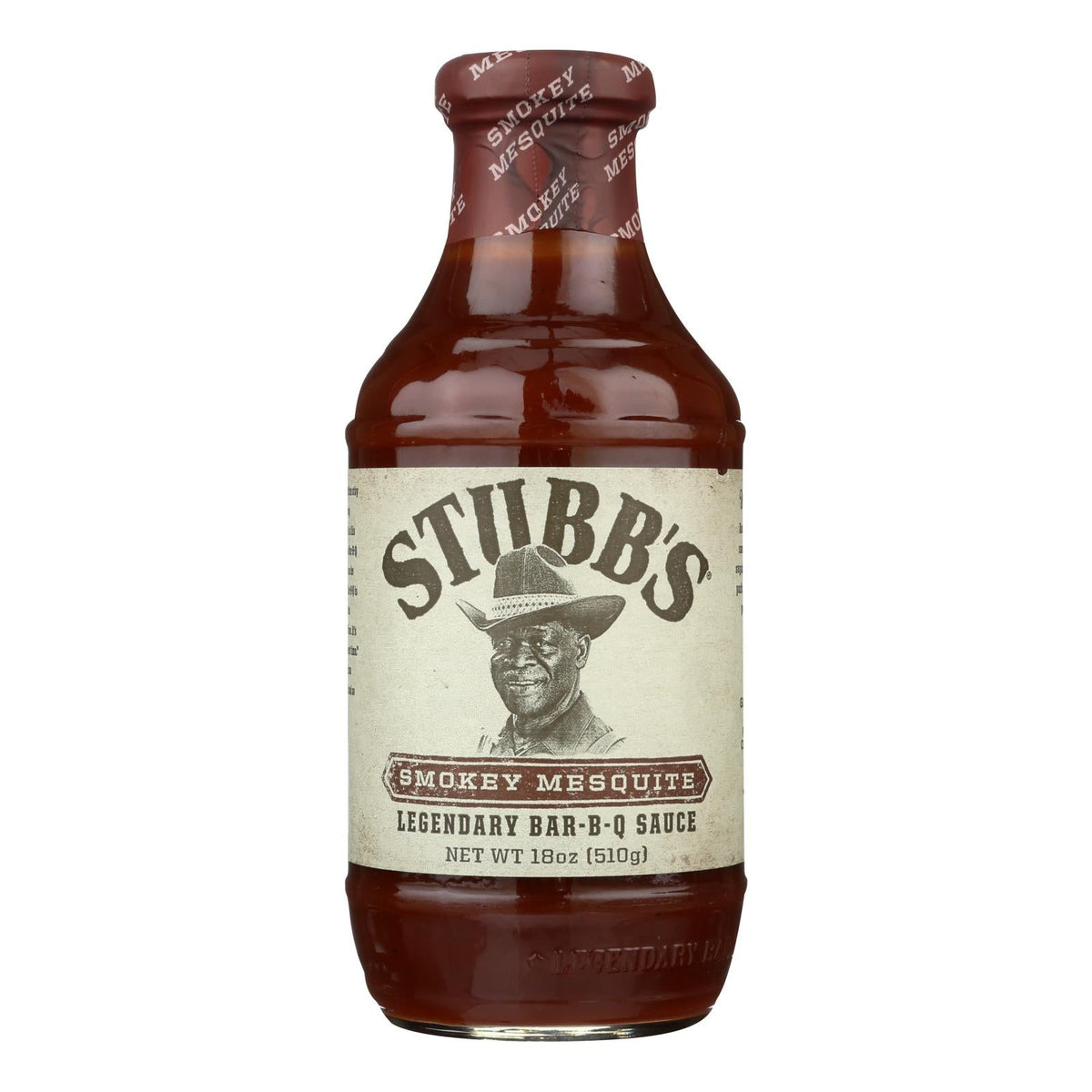 Stubb's Smokey Mesquite BBQ Sauce, 18 oz (Case of 6)