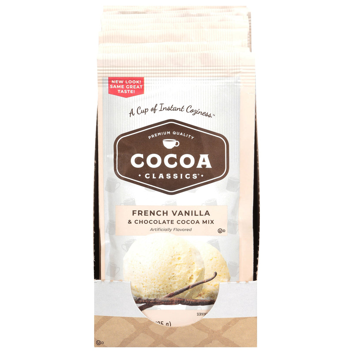 Cocoa Classics French Vanilla Cocoa Packets, 1.25 oz (Case of 12)