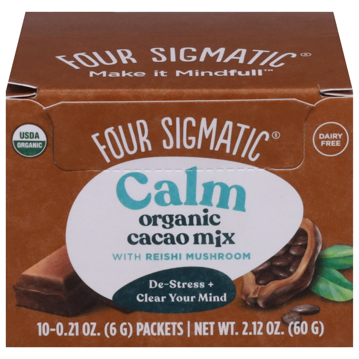Four Sigmatic Organic Calm Cacao Mix, 10 ct