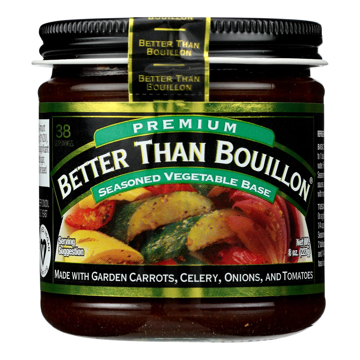 Better Than Bouillon Organic Seasoned Vegetable Base, 8 oz (Case of 6)
