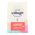 One Village Coffee Organic Artisan Medium Dark Whole Bean Coffee, 12 oz (Case of 6)