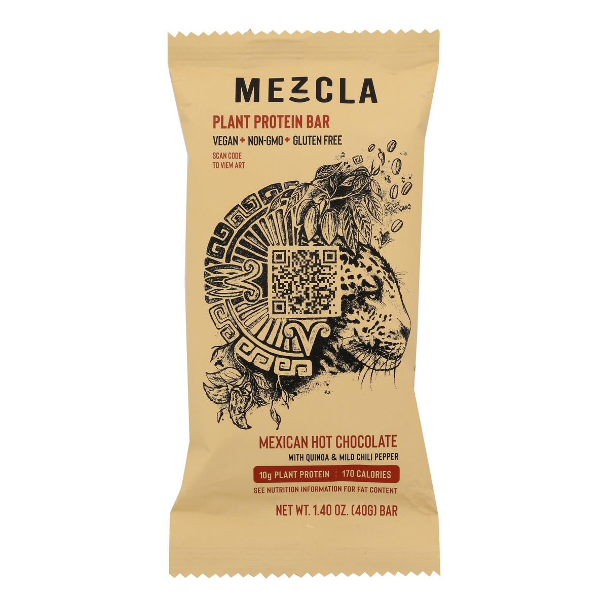 Mezcla Mexican Hot Chocolate Bar, 1.4 oz (Case of 12)