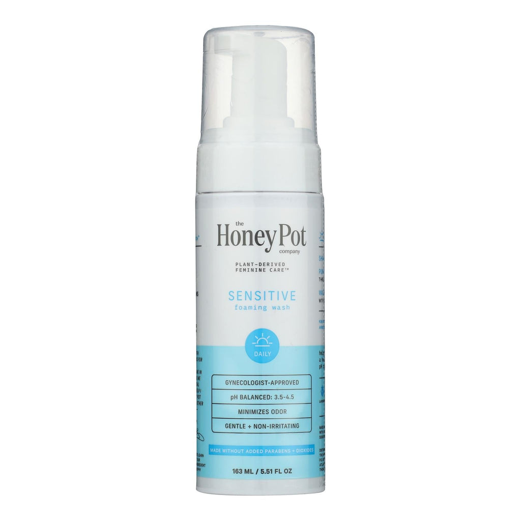The Honey Pot Sensitive Intimate Foam Wash, 5.51 fl oz