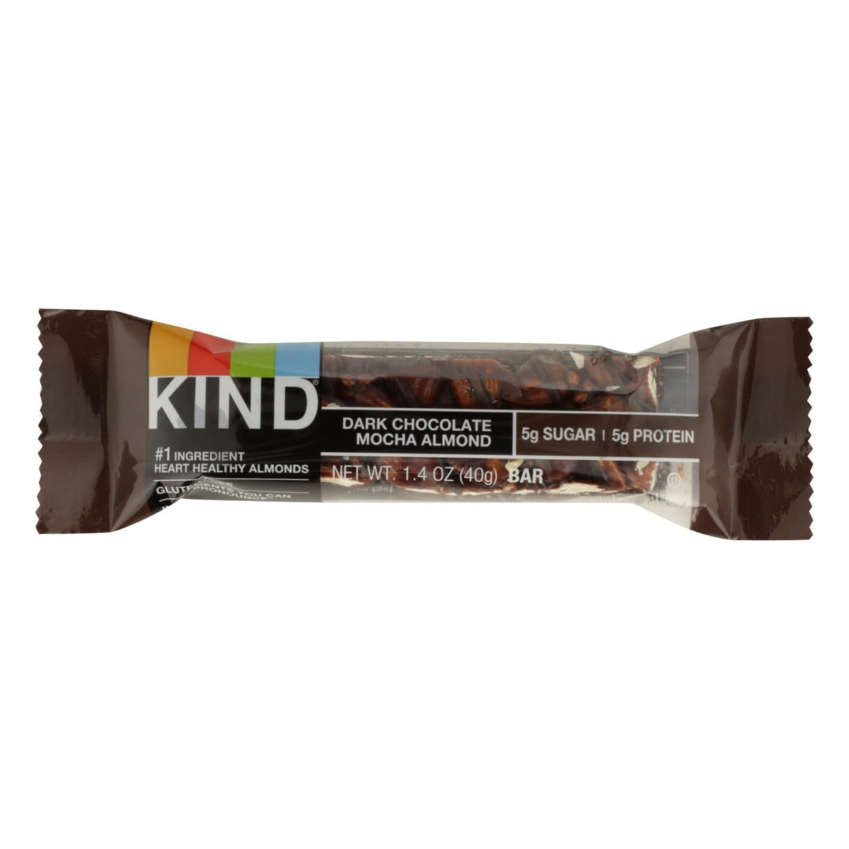 KIND Dark Chocolate Mocha Almond Bar, 1.4 oz (Case of 12)