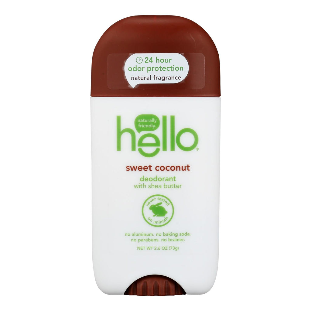 Hello Shea Butter & Coconut Deodorant, 2.6 oz