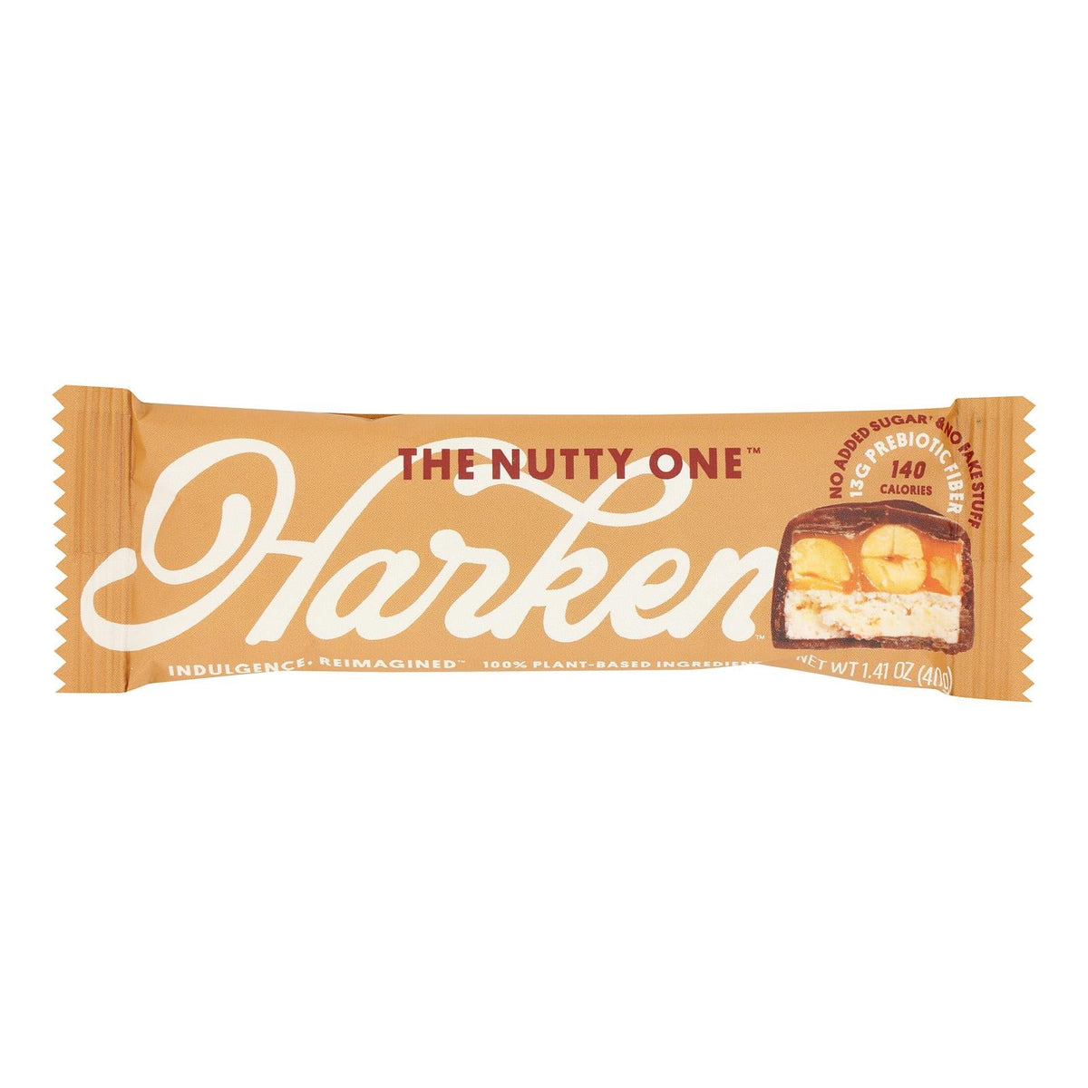 Harken The Nutty One Plant-Based Bar, 1.41 oz (Case of 12)