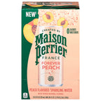 Maison Perrier Peach Sparkling Water, 8 x 11.15 fl oz (Case of 3)