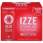 Izze Sparkling Strawberry, 6 x 8.4 fl oz (Case of 4)
