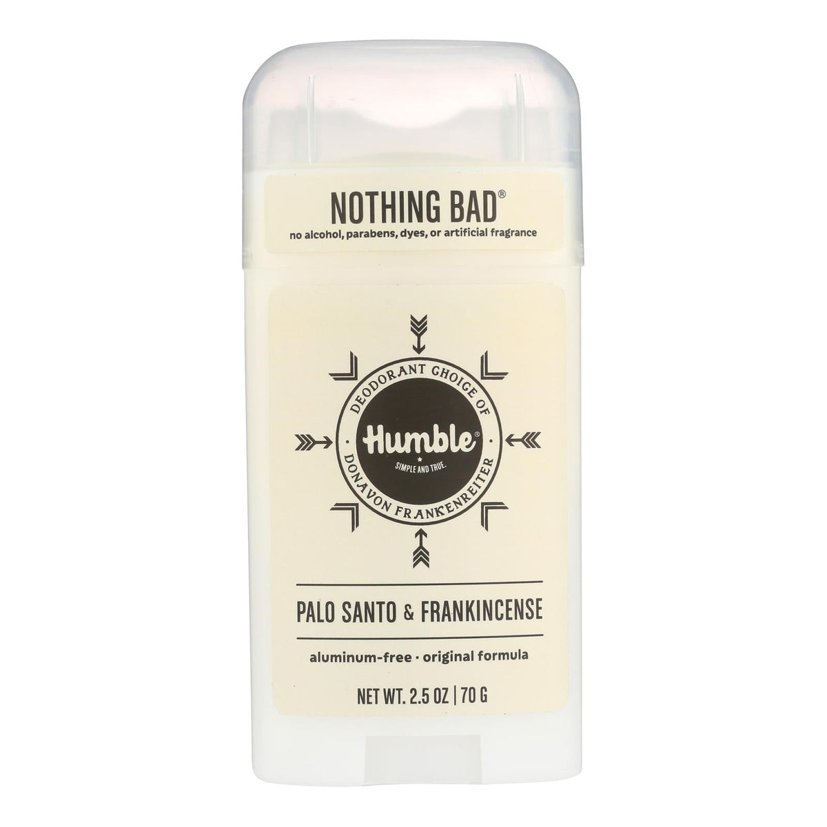 Humble Brands Palo Santo Frankincense Deodorant, 2.5 oz