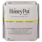 The Honey Pot Non-Herbal Overnight Menstrual Pads, 12 ct