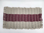 Tan & Burgundy Lobster Rope Doormat