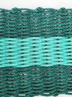 Hunter Green & Teal Lobster Rope Doormat