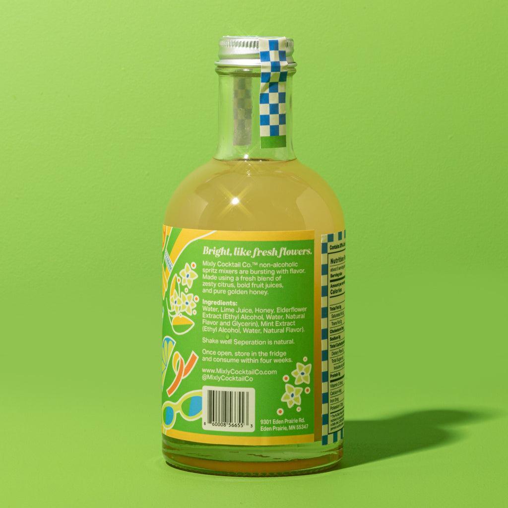 Elderflower Mint Spritz | Non Alcoholic Cocktail & Mocktail Mixer