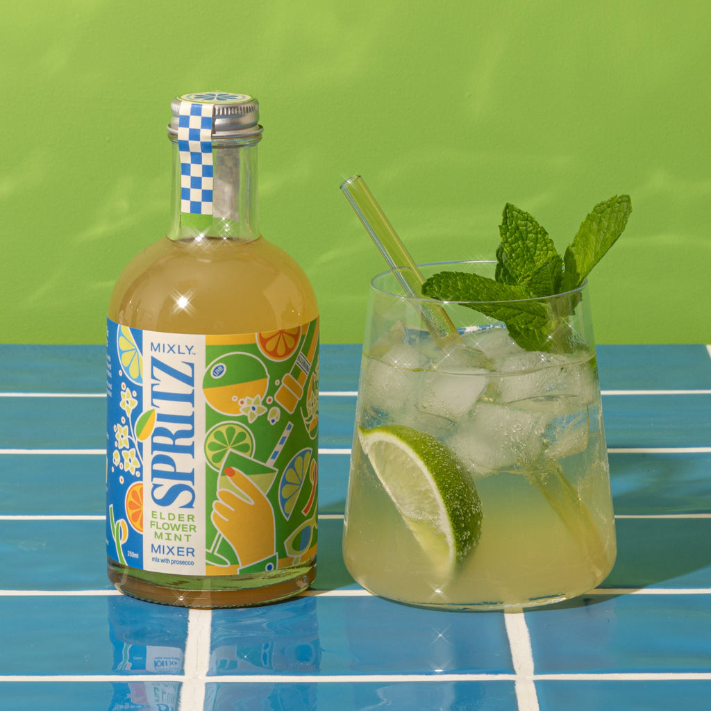 Elderflower Mint Spritz | Non Alcoholic Cocktail & Mocktail Mixer