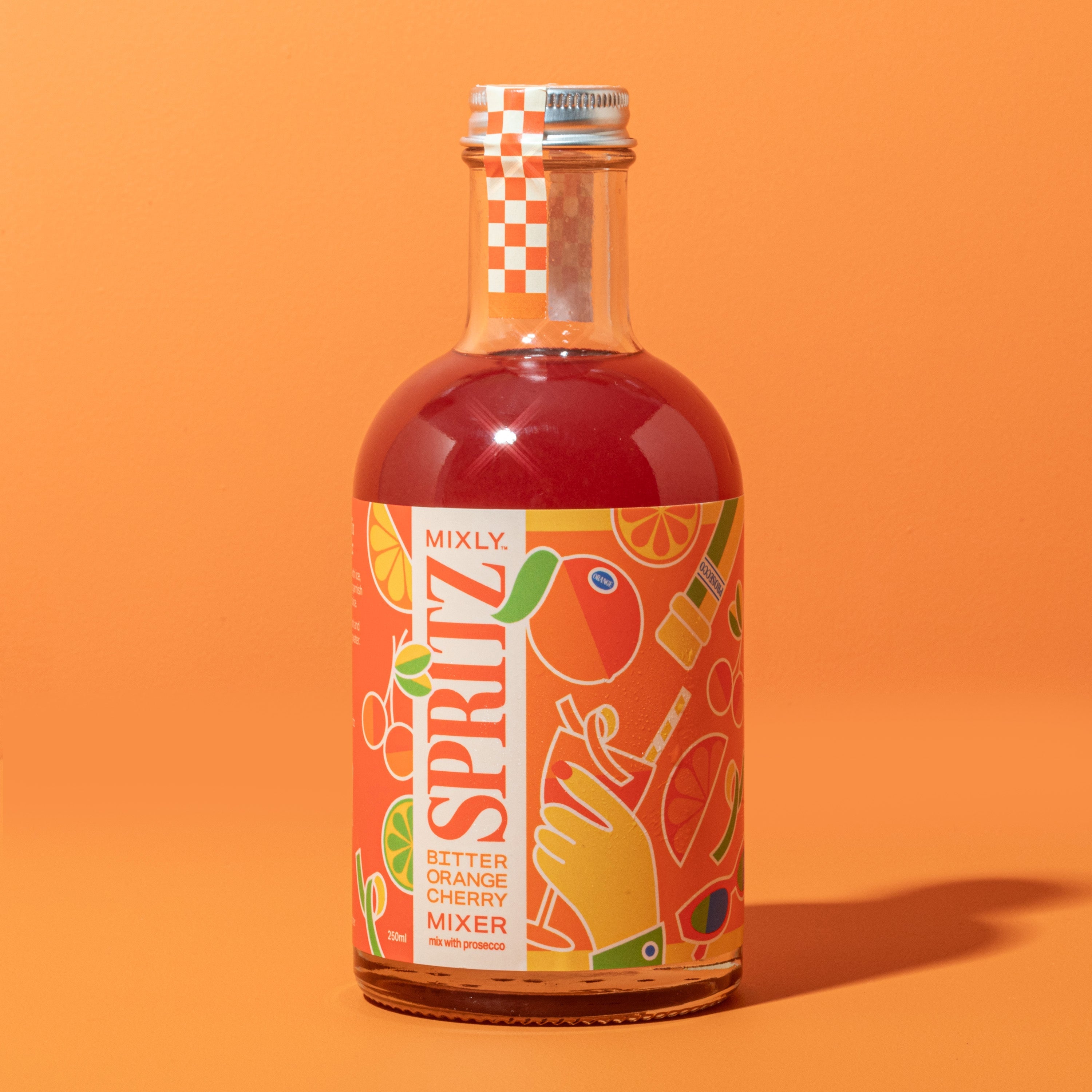 Bitter Orange Cherry Spritz | Non Alcoholic Cocktail & Mocktail Mixer