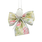 Angel Ribbon Ornament | Floral | Heirloom Treasures