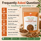 Organic Ceylon Cinnamon Chips – For Tea, Grinding & Mulling