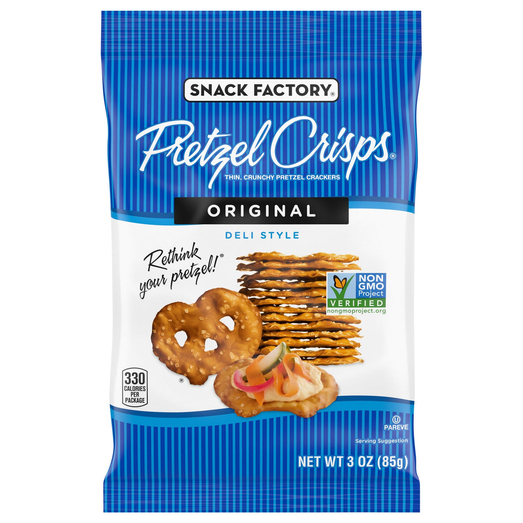 Pretzel Crisps Original, 3 oz (Case of 8)