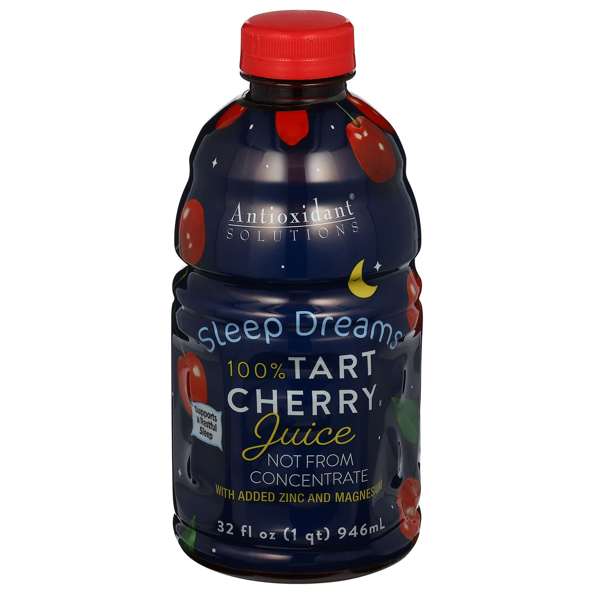 Antioxidant Solutions Sleep Dream Tart Cherry Juice, 32 fl oz (Case of 6)