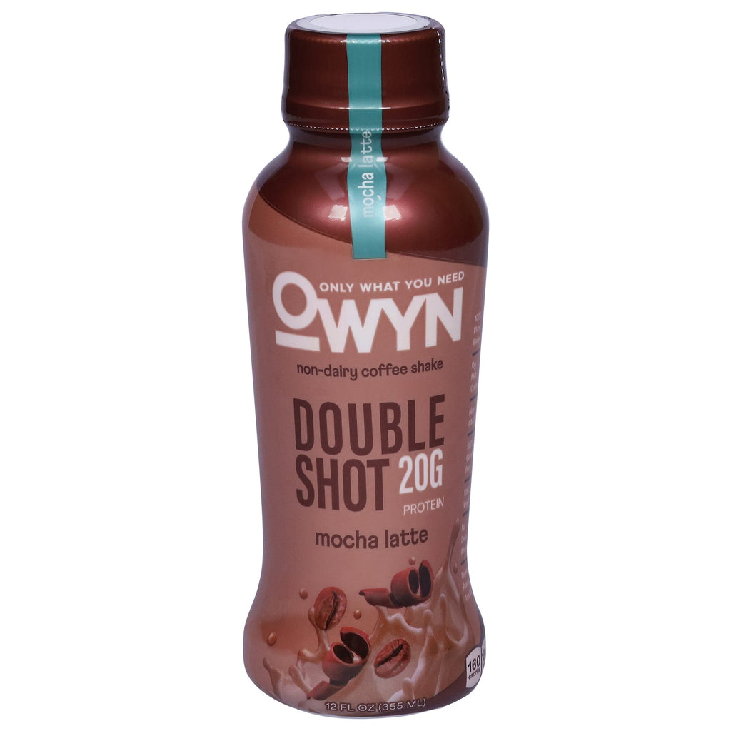 OWYN Mocha Double Shot Protein Coffee, 12 fl oz (Case of 12)