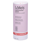 Lafe's Rose Coriander Plastic-Free Deodorant, 2.25 oz