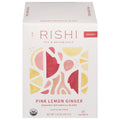 Rishi Organic Pink Lemon Ginger Tea, 15 Count (Case of 6)