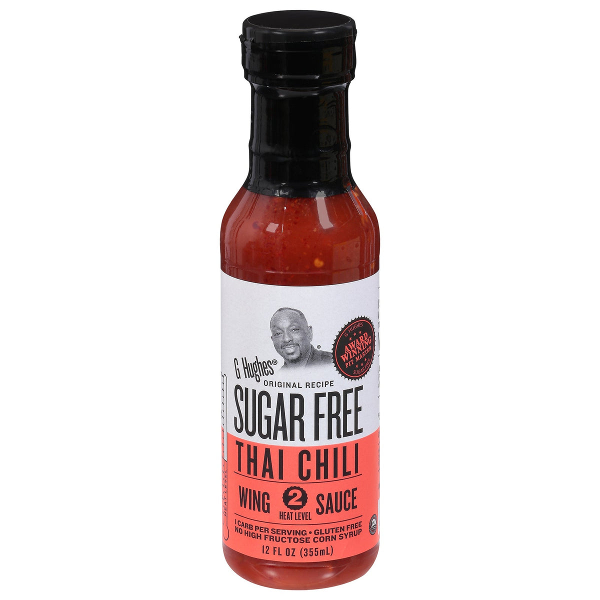 G Hughes Sugar-Free Thai Chili Wing Sauce, 12 oz (Case of 6)