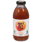 Just Ice Tea Organic Peach Oolong Tea, 16 fl oz (Case of 12)