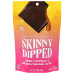 SkinnyDipped Dark Chocolate Caramel Bites, 3.17 oz (Case of 10)