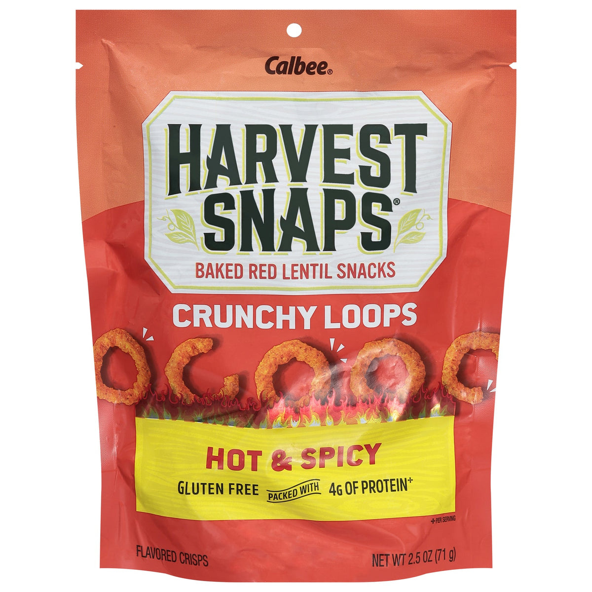 Harvest Snaps Spicy Crunchy Loops, 2.5 oz (Case of 12)