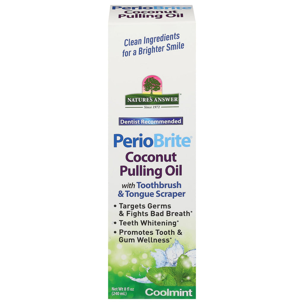 Nature's Answer Cool Mint Coconut Pulling Oil, 8 fl oz